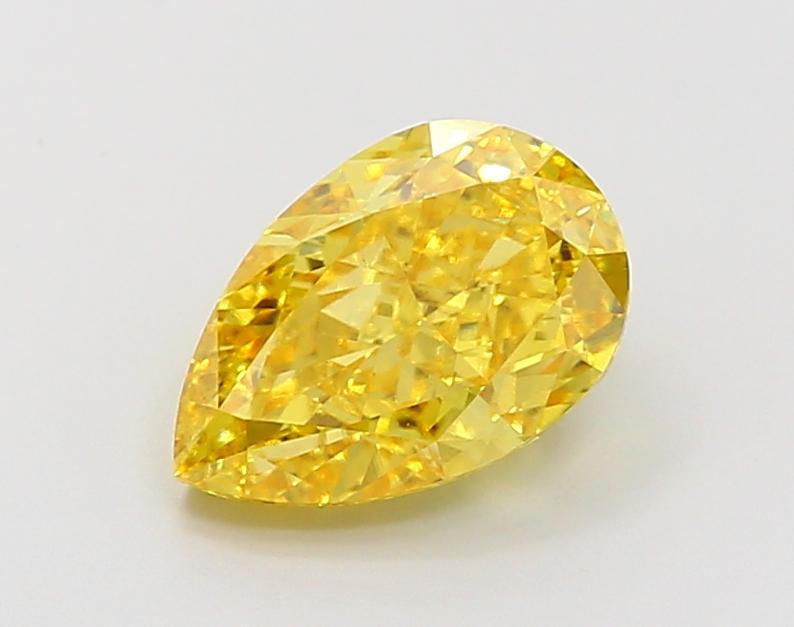 2.34 Ct. Fancy Gray Yellow Pear Lab Grown Diamond