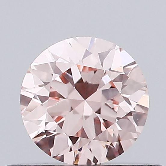 0.41 Ct. Fancy Intense Pink Round Lab Grown Diamond
