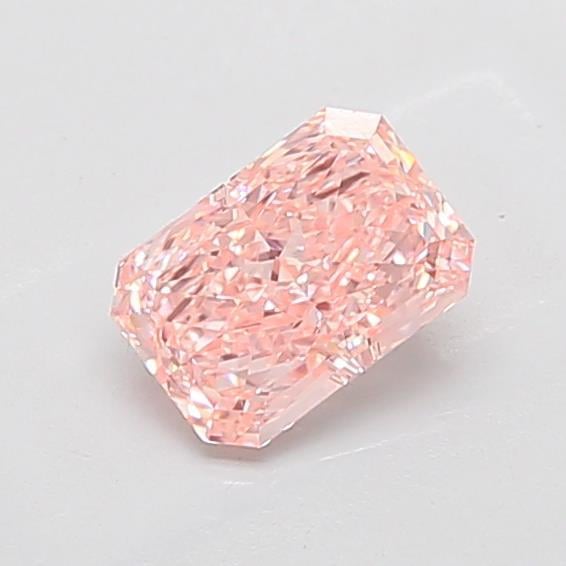 1.33 Ct. Fancy Intense Pink Radiant Lab Grown Diamond