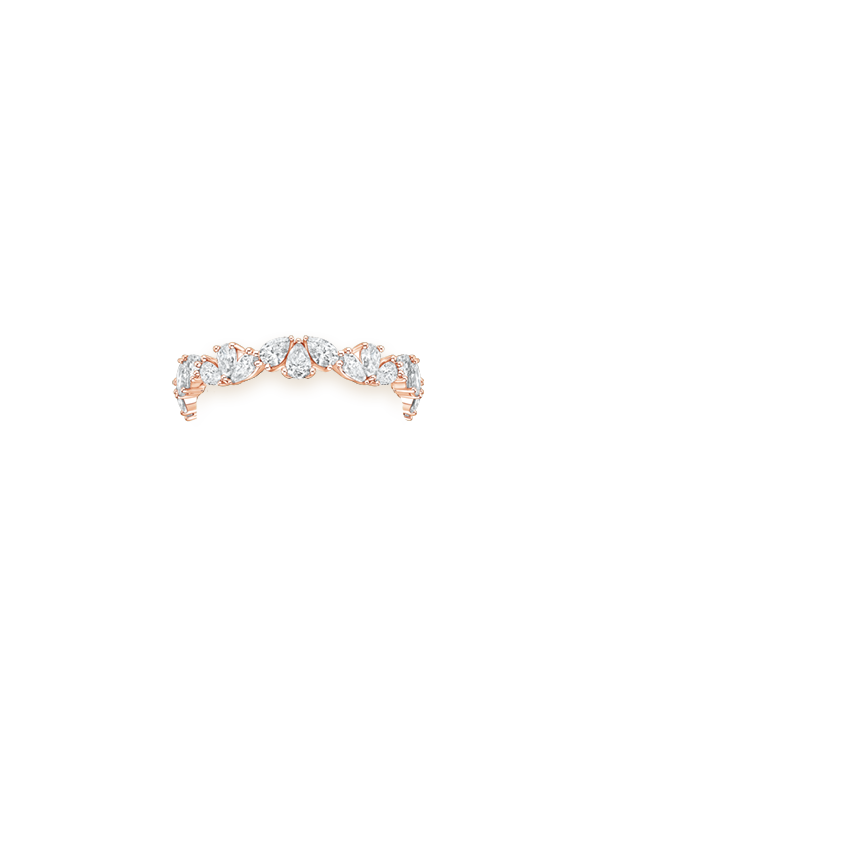 Clemente Eternity Diamond Ring in 14K Rose Gold