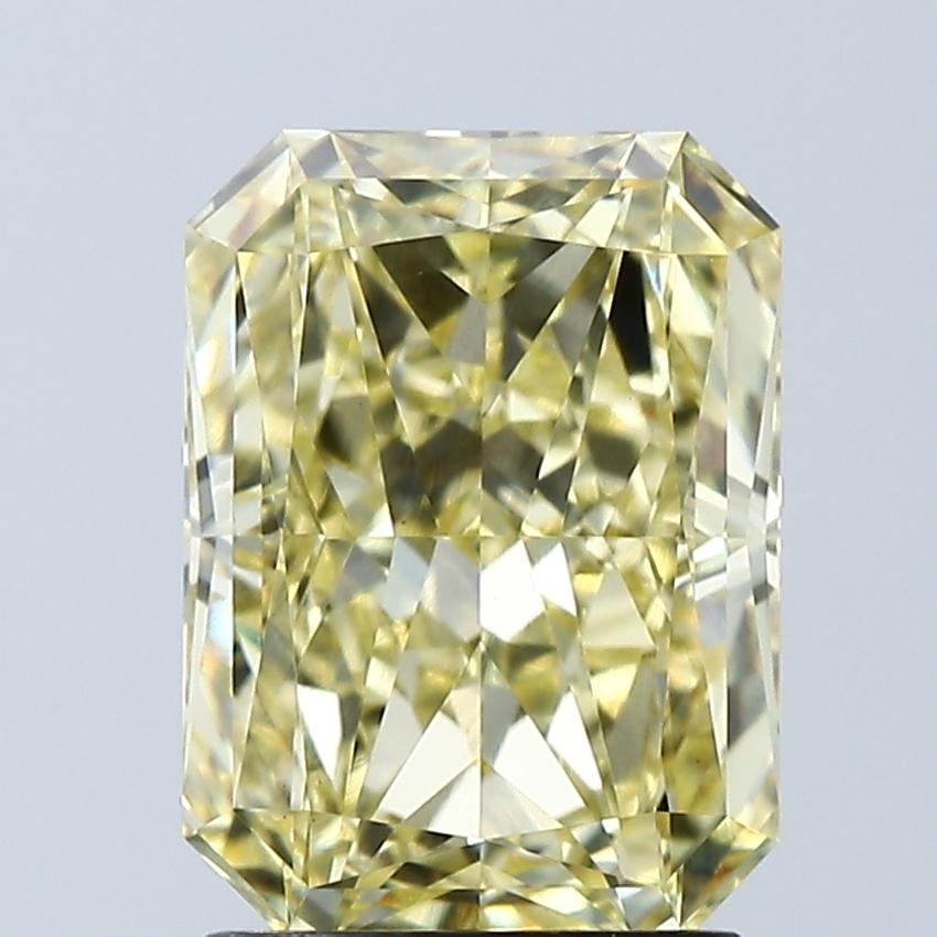 2.29 Ct. Fancy Vivid Yellow Radiant Lab Grown Diamond