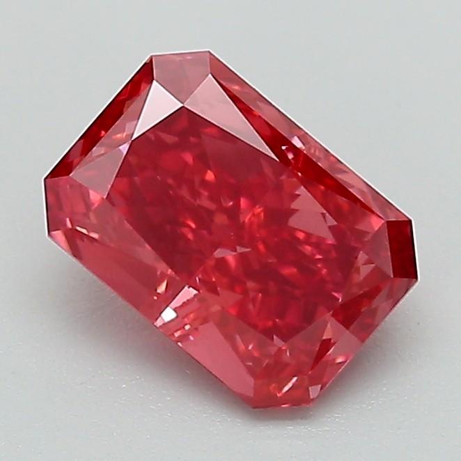 1.05 Ct. Fancy Deep Pink Radiant Lab Grown Diamond