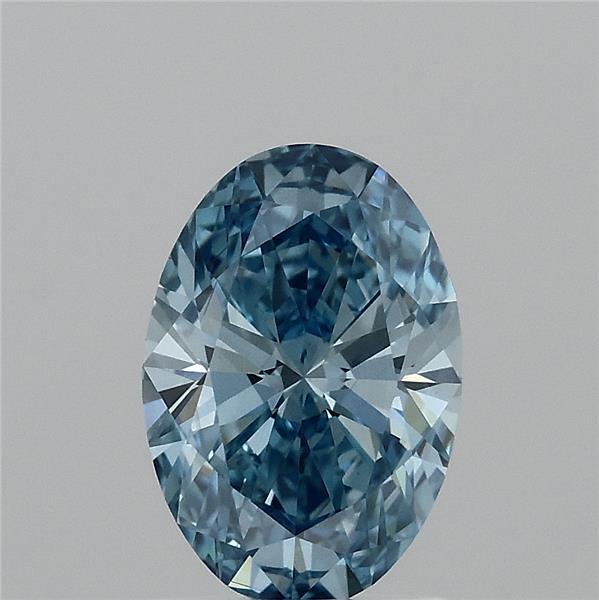 1.50 Ct. Fancy Vivid Blue Oval Lab Grown Diamond