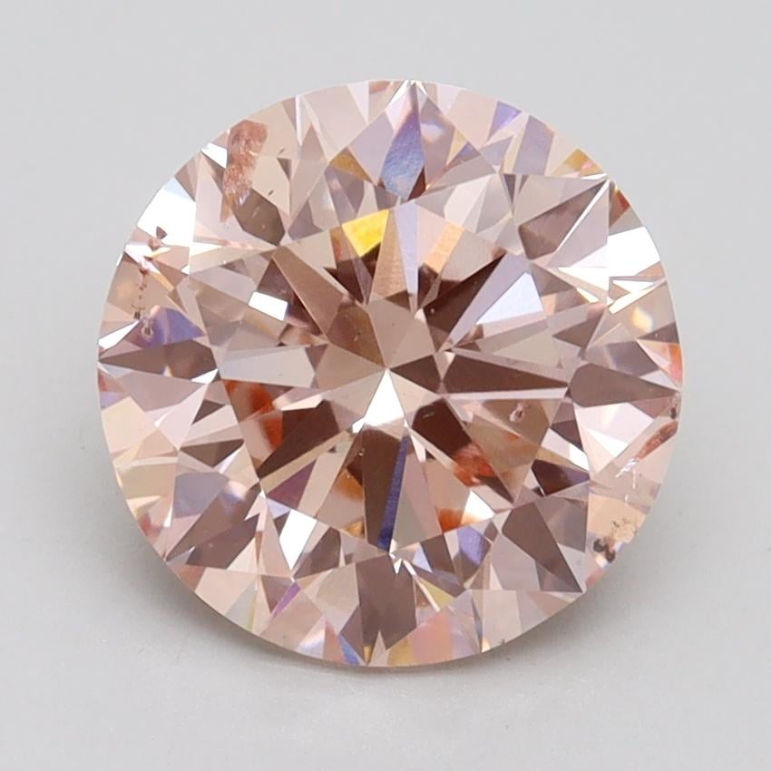 2.69 Ct. Fancy Intense Pink Round Lab Grown Diamond