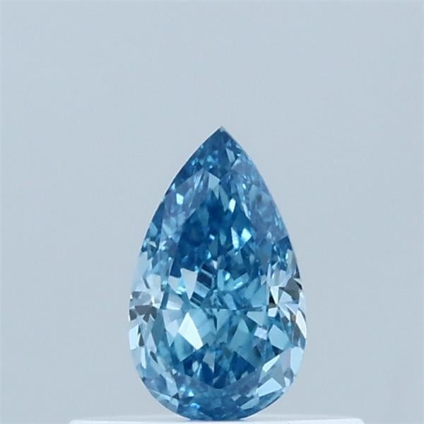 0.34 Ct. Fancy Vivid  Blue Pear Lab Grown Diamond