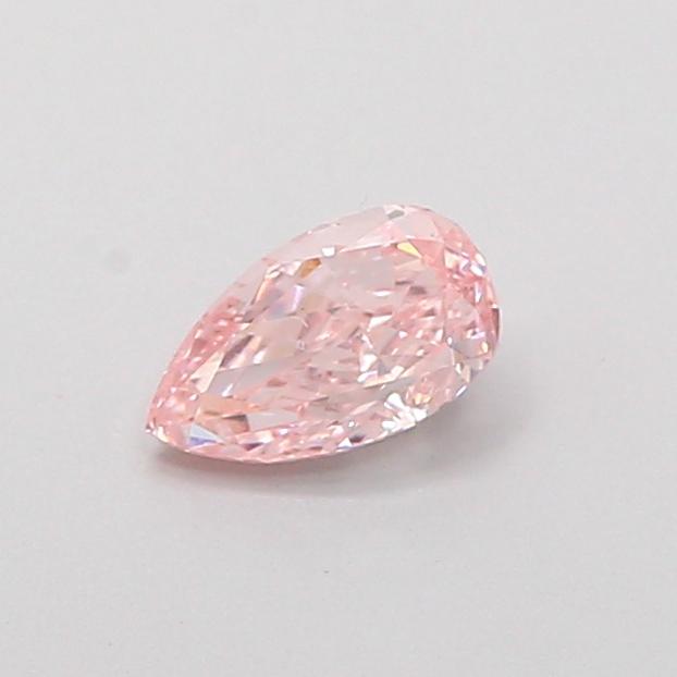 0.41 Ct. Fancy Intense  Pink Pear Lab Grown Diamond