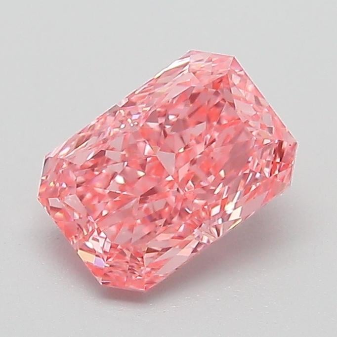 1.05 Ct. Fancy Vivid Pink Radiant Lab Grown Diamond