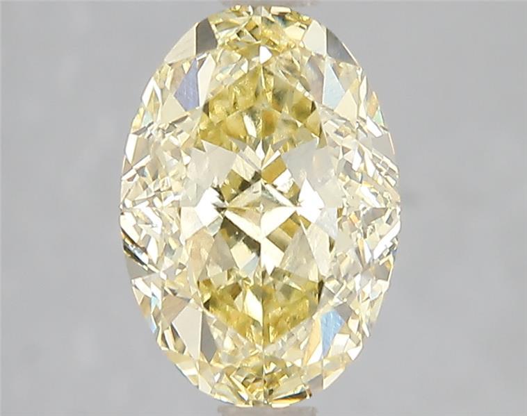 3.03 Ct. Fancy Intense Yellow Oval Lab Grown Diamond