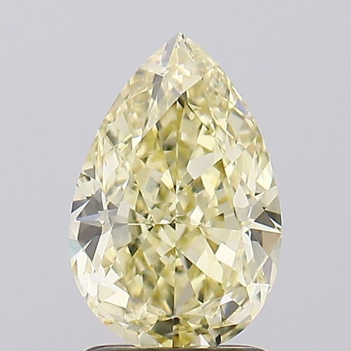 2.02 Ct. Fancy Yellow Pear Lab Grown Diamond