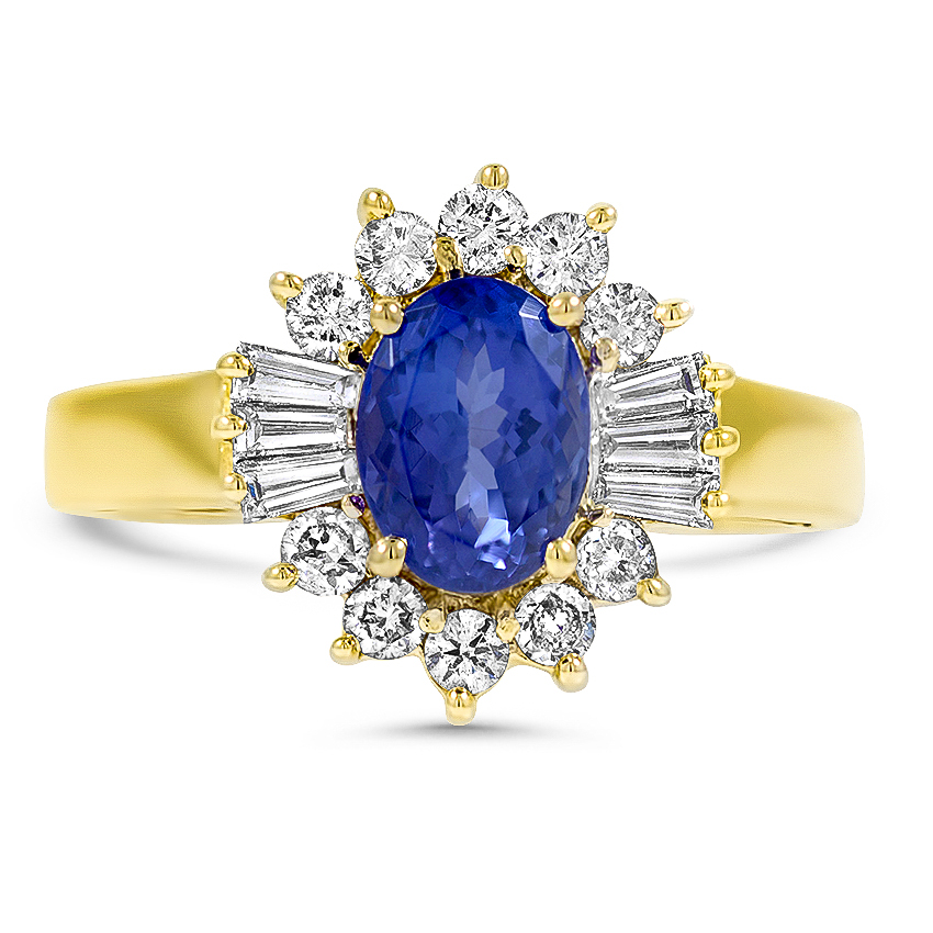 Retro Tanzanite Vintage Ring