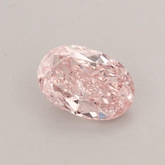 0.47 Ct. Fancy Vivid Pink Oval Lab Grown Diamond