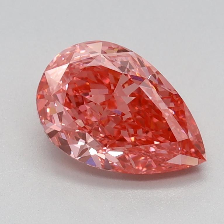 1.08 Ct. Fancy Vivid Pink Pear Lab Grown Diamond