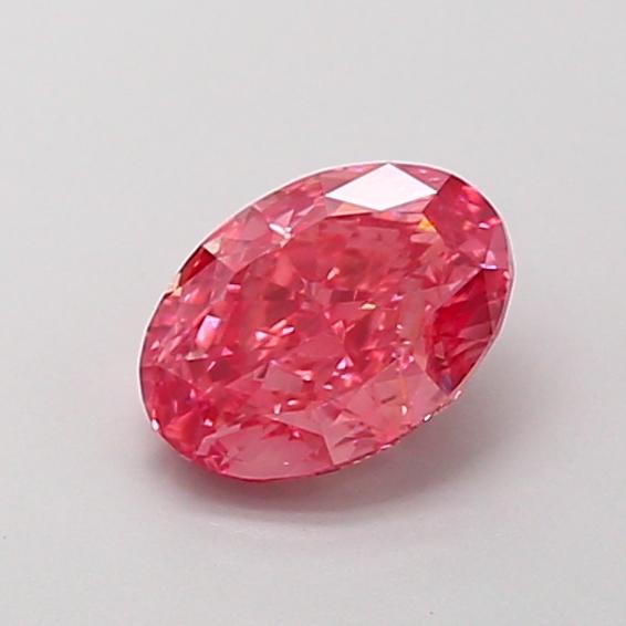 1.03 Ct. Fancy Vivid  Pink Oval Lab Grown Diamond