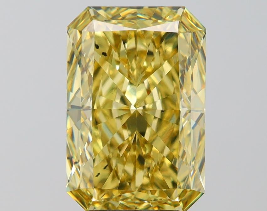 5.01 Ct. Fancy Intense Yellow Radiant Lab Grown Diamond
