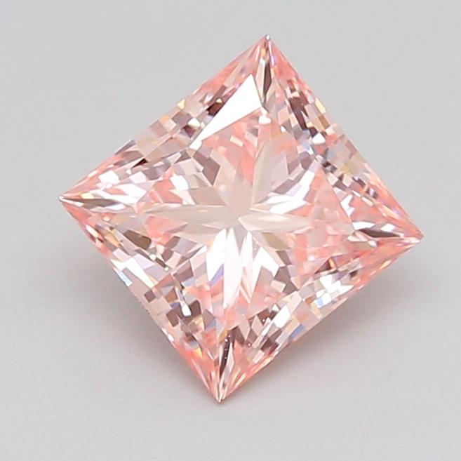 1.01 Ct. Fancy Intense  Pink Princess Lab Grown Diamond