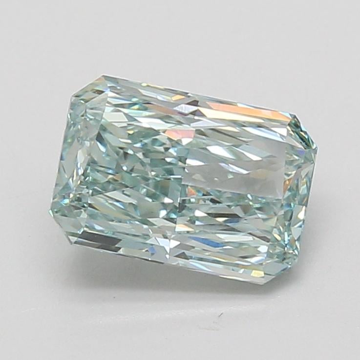 2.09 Ct. Fancy Vivid Green Radiant Lab Grown Diamond