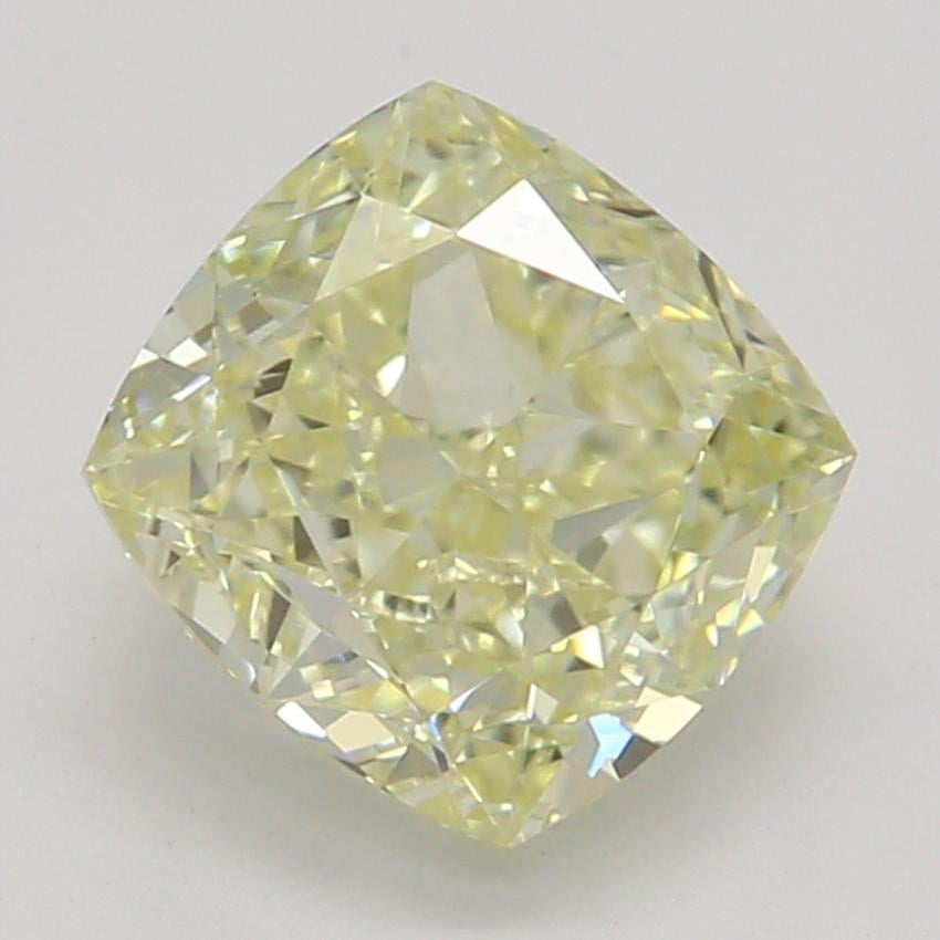 1.02 Ct. Fancy Light Yellow Cushion Diamond