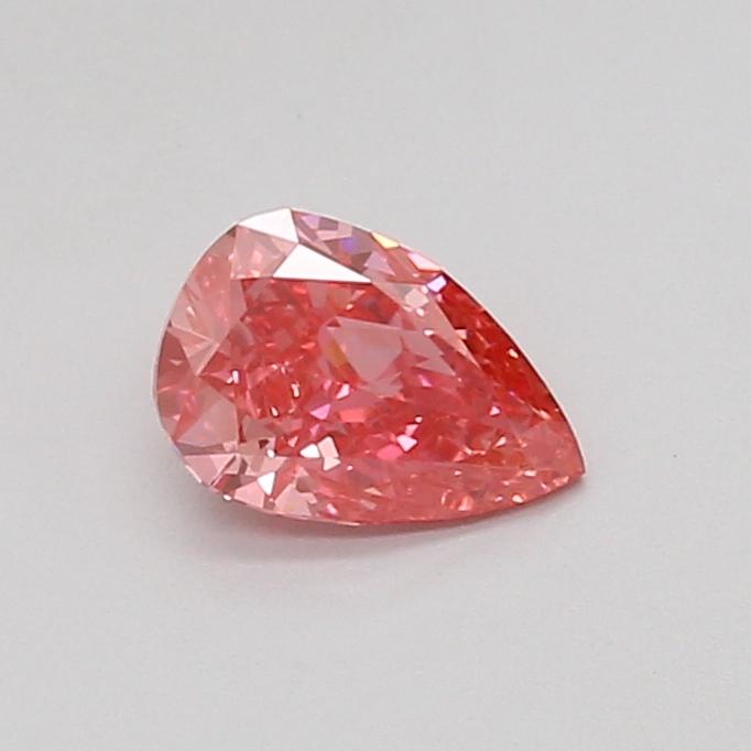 0.69 Ct. Fancy Vivid Pink Pear Lab Grown Diamond