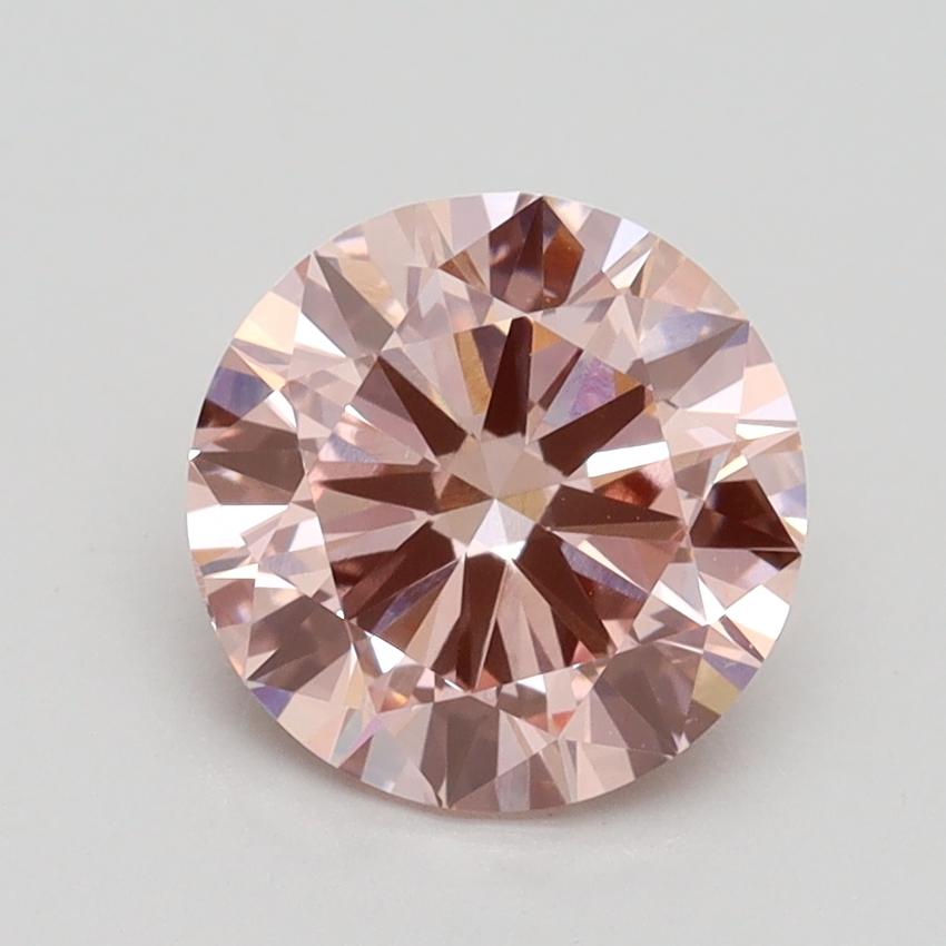 1.80 Ct. Fancy Intense Pink Round Lab Grown Diamond