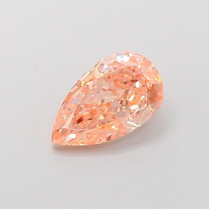 1.09 Ct. Fancy Intense Brownish Orange Pear Lab Grown Diamond