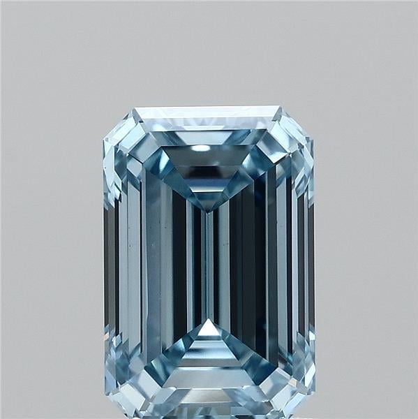 1.40 Ct. Fancy Vivid  Blue Emerald Lab Grown Diamond