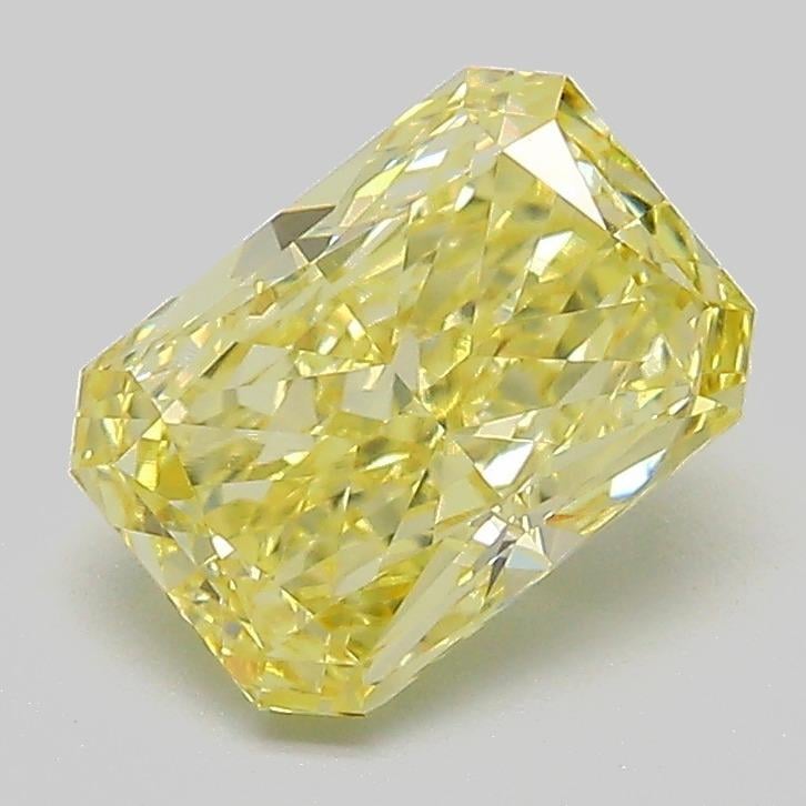 1.67 Ct. Fancy Intense  Yellow Radiant Lab Grown Diamond