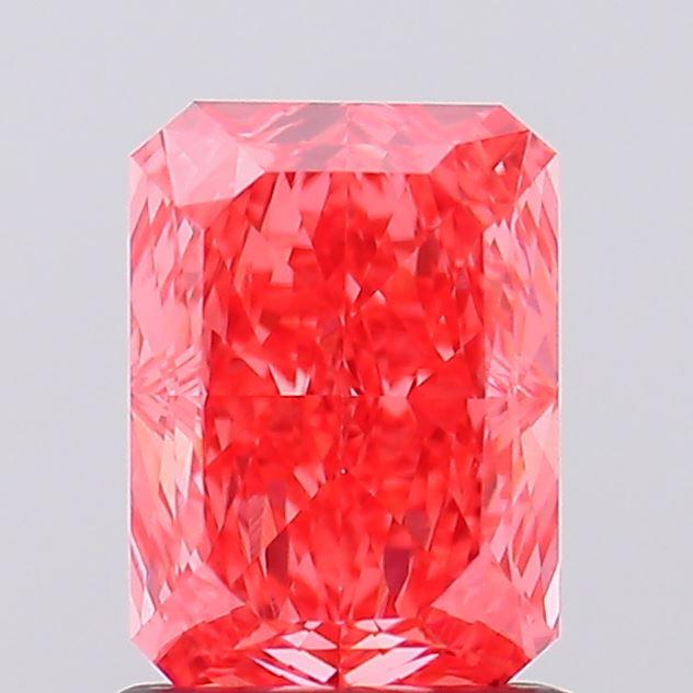 1.14 Ct. Fancy Vivid Pink Radiant Lab Grown Diamond