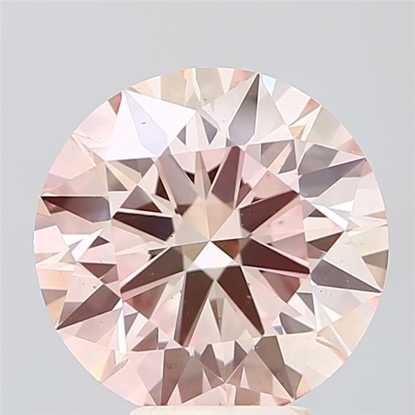 4.99 Ct. Fancy  Pink Round Lab Grown Diamond