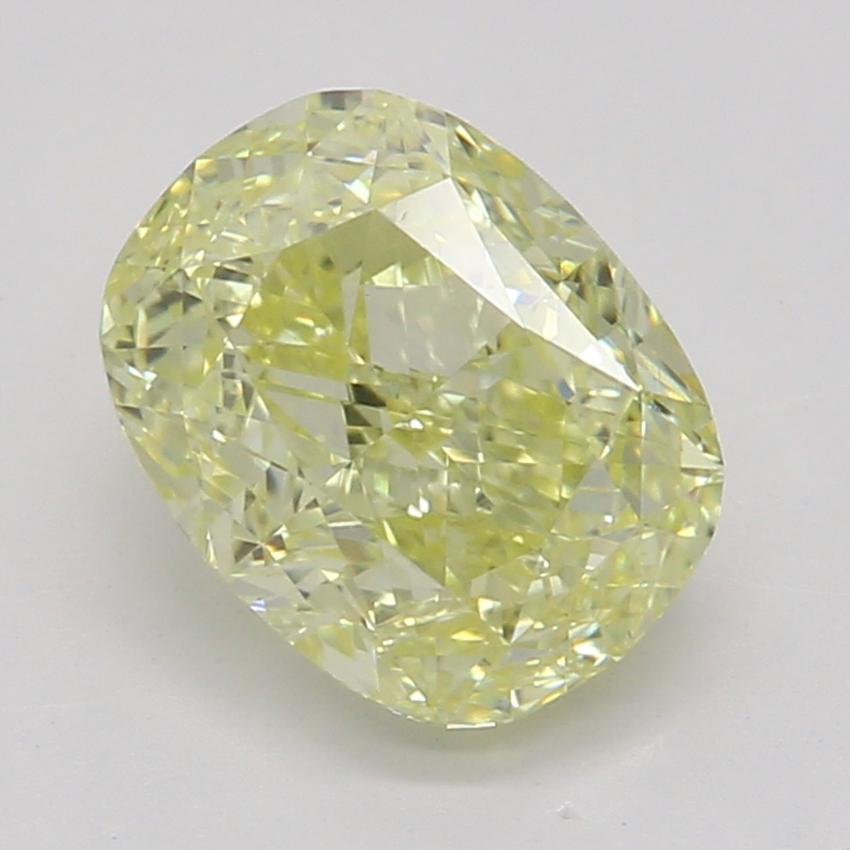 1.02 Ct. Fancy Light Yellow Cushion Diamond