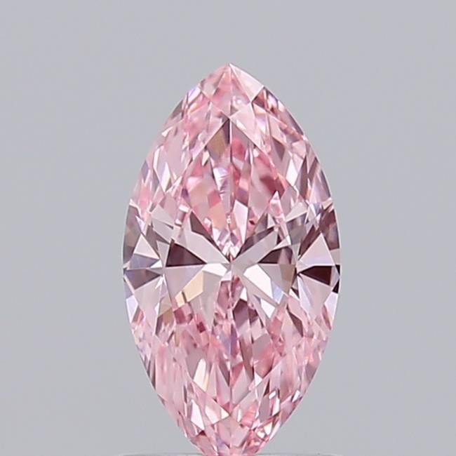 0.84 Ct. Fancy Vivid Pink Marquise Lab Grown Diamond