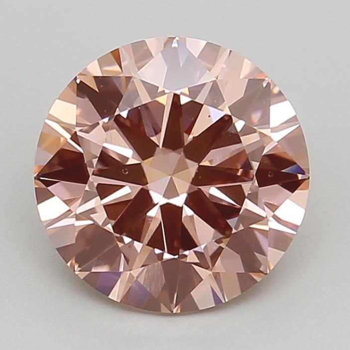 2.71 Ct. Fancy Intense Pink Round Lab Grown Diamond