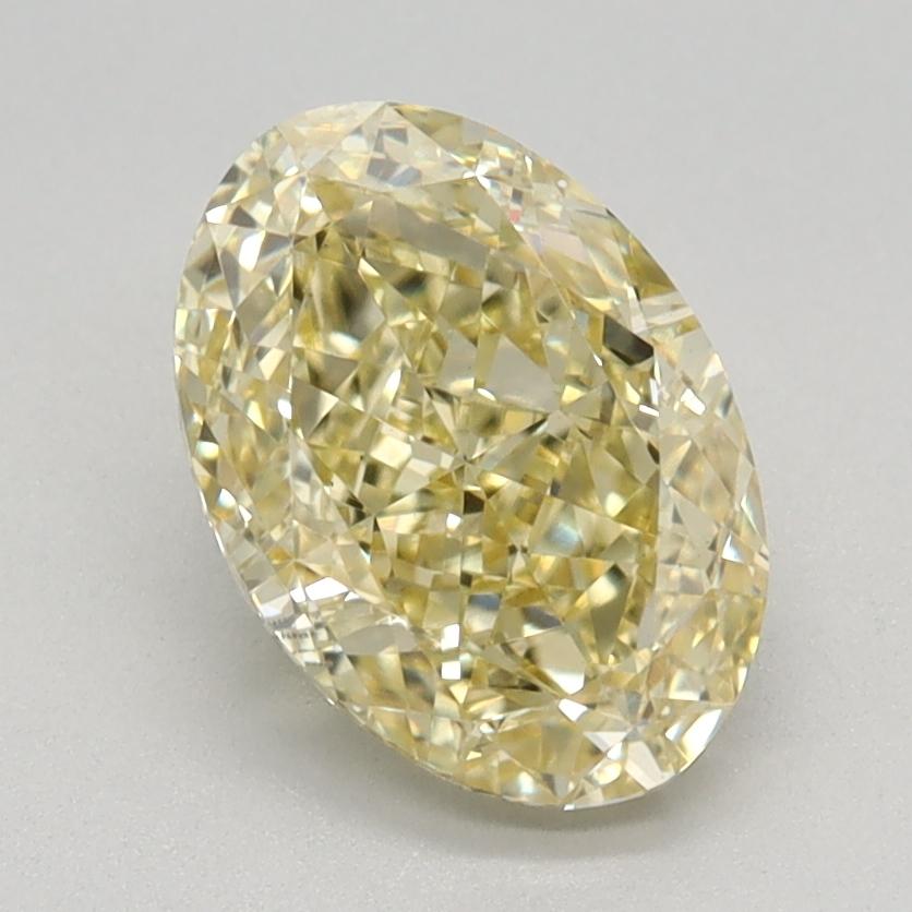 1.52 Ct. Fancy Intense Yellow Oval Lab Grown Diamond