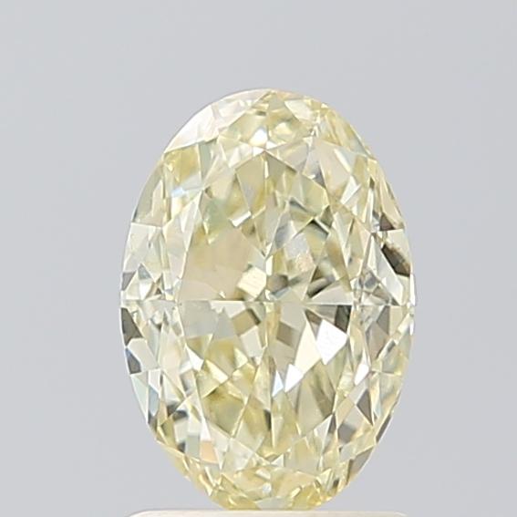 1.40 Ct. Fancy Light Yellow Oval Lab Grown Diamond
