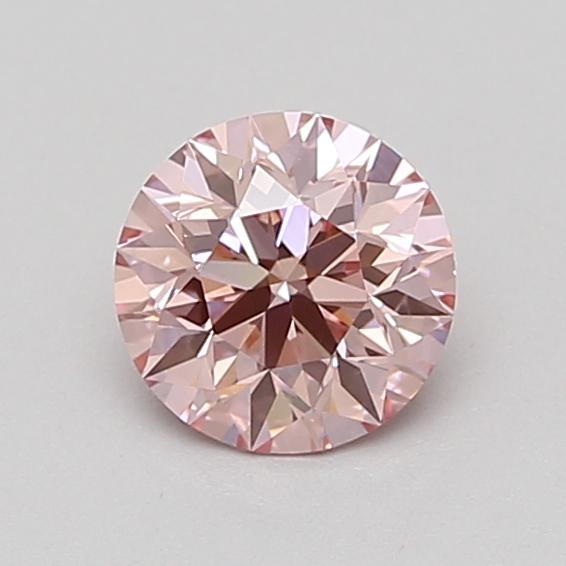 0.90 Ct. Fancy Intense Pink Round Lab Grown Diamond
