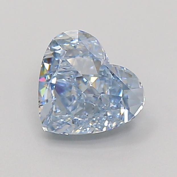 1.08 Ct. Fancy Intense  Blue Heart Lab Grown Diamond