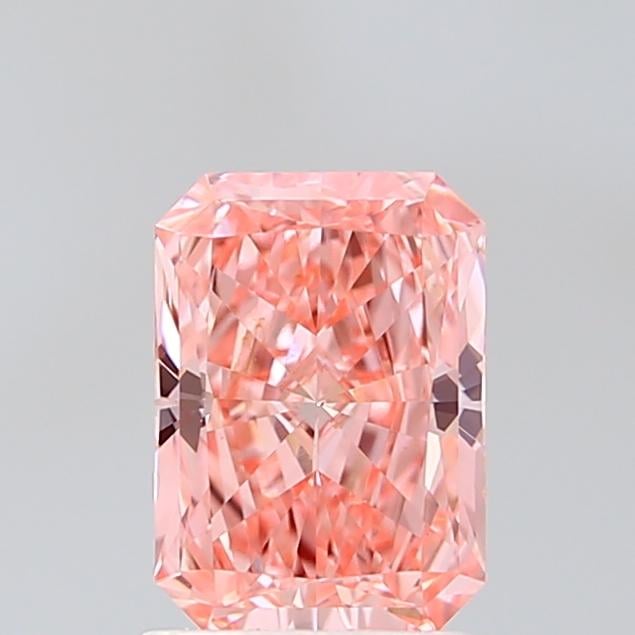 1.54 Ct. Fancy Vivid Pink Radiant Lab Grown Diamond