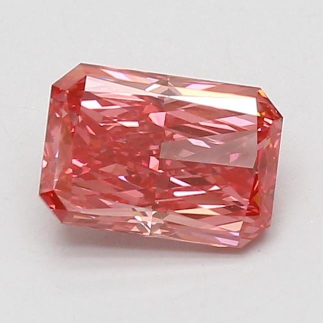 1.56 Ct. Fancy Vivid Pink Radiant Lab Grown Diamond