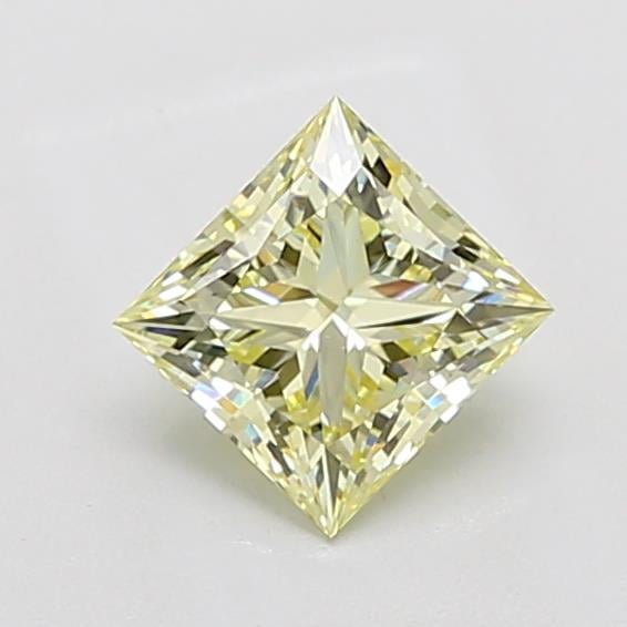 1.51 Ct. Fancy Light Yellow Princess Lab Grown Diamond