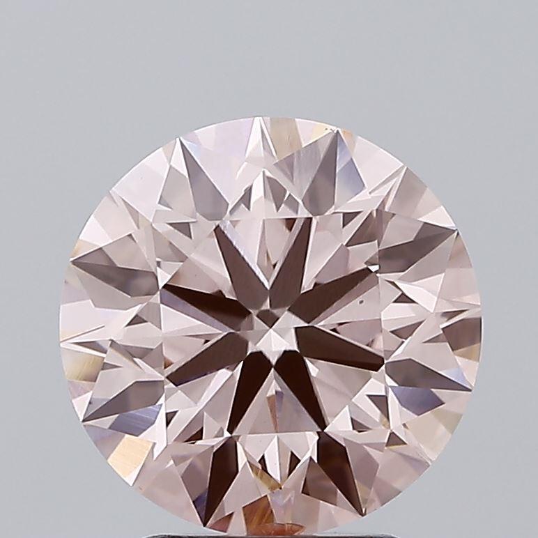 2.93 Ct. Fancy Pink Round Lab Grown Diamond