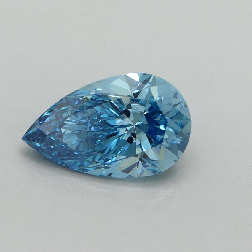 1.05 Ct. Fancy Vivid Blue Pear Lab Grown Diamond