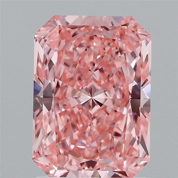 1.77 Ct. Fancy Vivid Pink Radiant Lab Grown Diamond