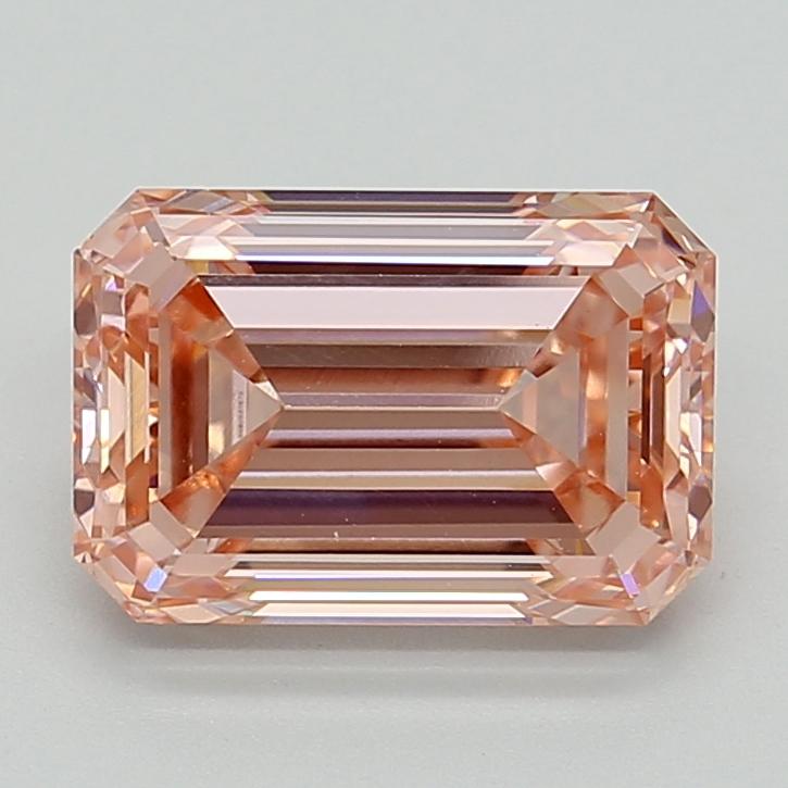 3.85 Ct. Fancy Intense  Pink Emerald Lab Grown Diamond