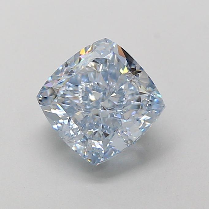 1.87 Ct. Fancy Blue Cushion Lab Grown Diamond