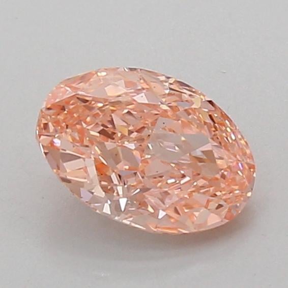 1.09 Ct. Fancy Vivid Pink Oval Lab Grown Diamond