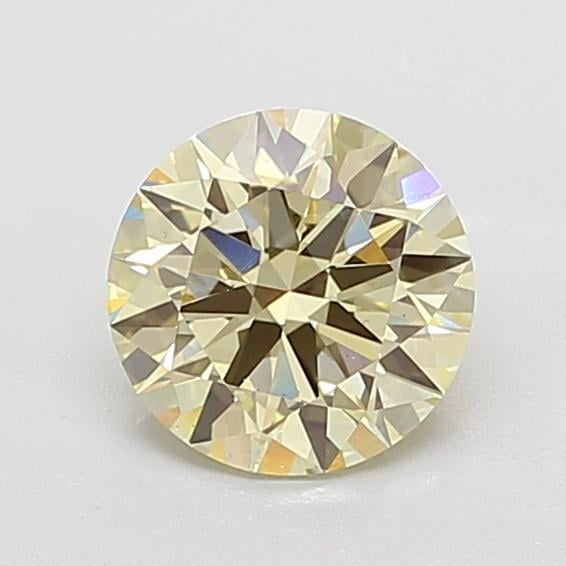 1.73 Ct. Fancy Light Yellow Round Lab Grown Diamond