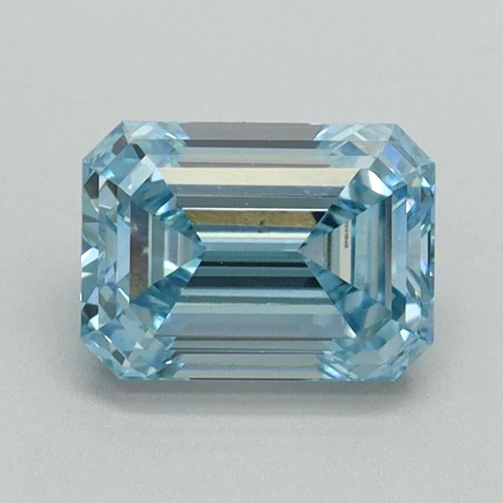 1.07 Ct. Fancy Intense Blue Emerald Lab Grown Diamond
