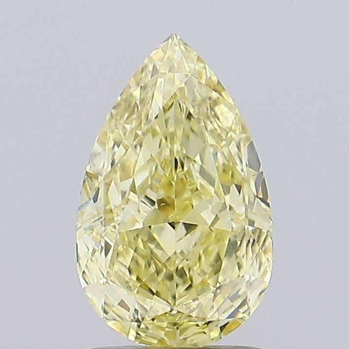 1.78 Ct. Fancy Intense Yellow Pear Lab Grown Diamond