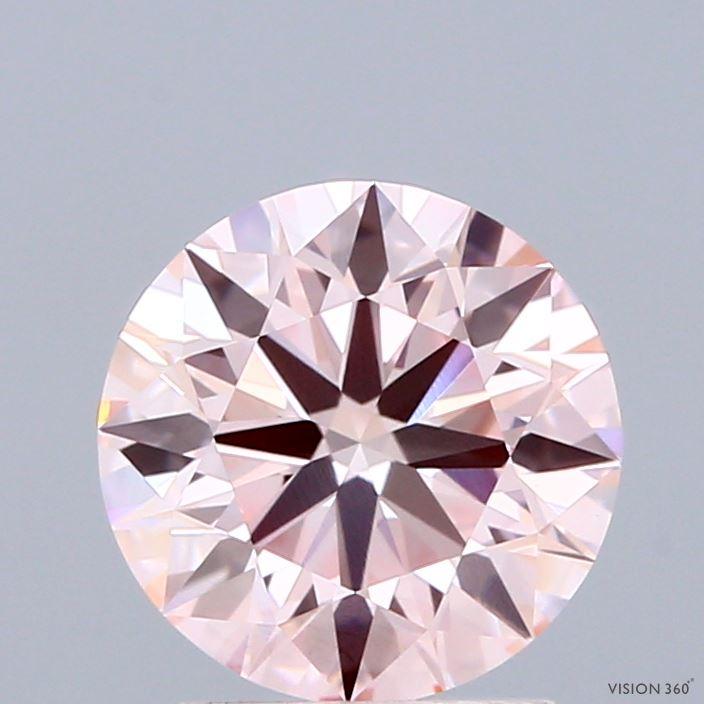 2.02 Ct. Fancy Intense Pink Round Lab Grown Diamond