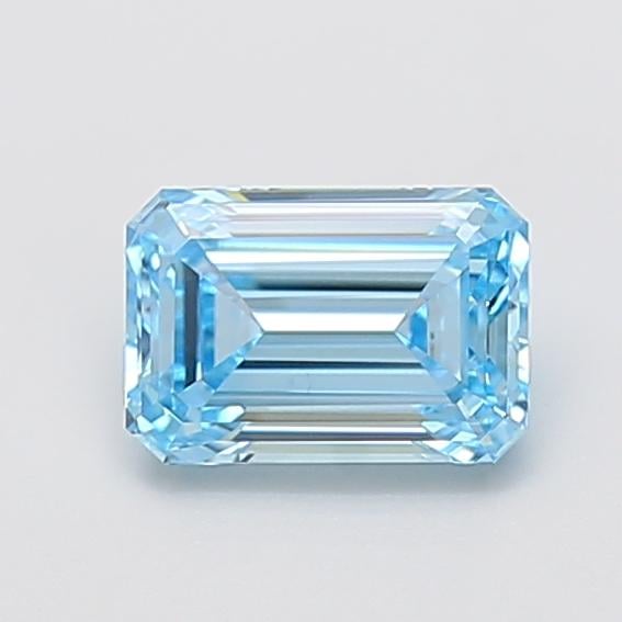 1.41 Ct. Fancy Blue Emerald Lab Grown Diamond