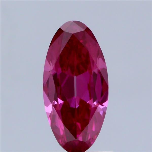 1.19 Ct. Fancy Deep  Pink Oval Lab Grown Diamond